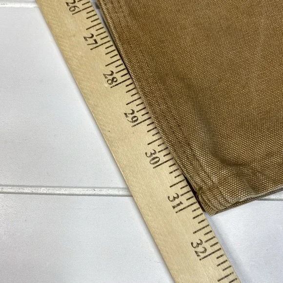 Vintage Carhartt B11 BRN Carpenter Pants‎ Mens SZ 36x32 Canvas Union Made In USA - Picture 12 of 16